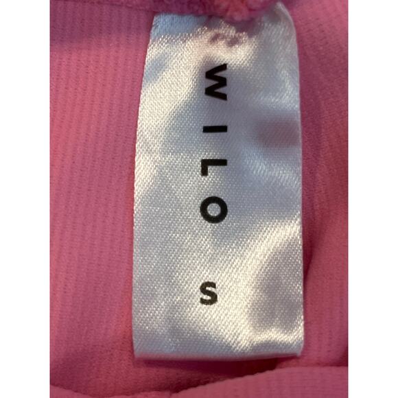 Wilo Bubble Gum Pink Leggings Size Small - Picture 3 of 6